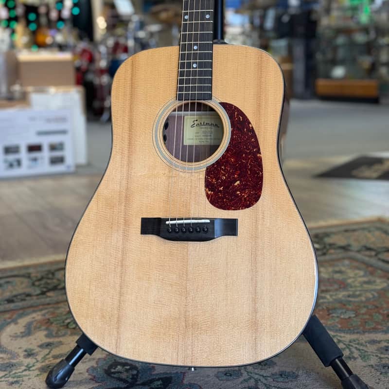 Eastman E1D-DLX, Natural W/ Free Shipping & Soft Case image 1