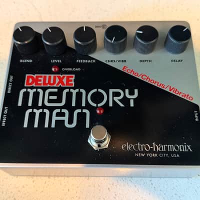 Electro-Harmonix Deluxe Memory Man 550Ms Analog Delay / Chorus / Vibrato 2008 - Present - Black / Silver image 2