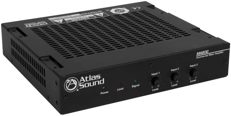 Atlas IED MA60G 60W 3 Channel Mixer Amplifier image 1