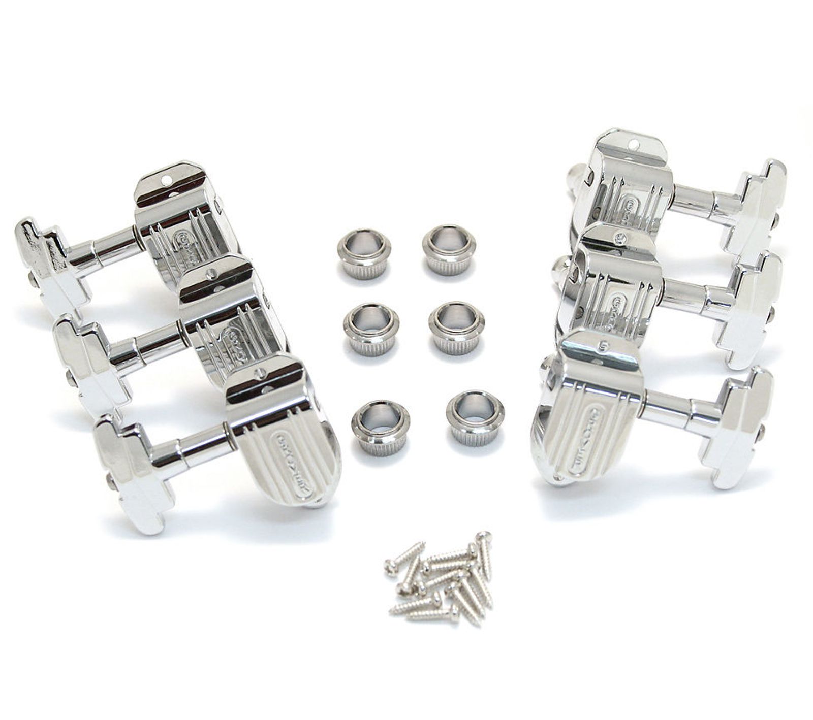 GROVER INPERIAL 150C ギターペグ 6個セット シルバー Grover 150C Imperial 3+3 Tuning Machines 16:1 Ratio | Reverb