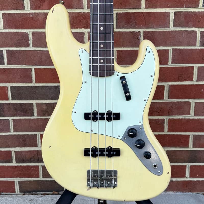 Nash JB-63, Cream, Ash Body, Maple Neck, Rosewood Fretboard, Light Aging, Lollar Vintage JB Set, Hardshell Case image 1