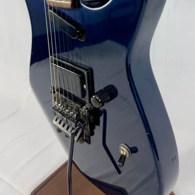 Charvel Model 5FX Neck Through Electric Guitar MIJ Japan 1987 - Blue image 7
