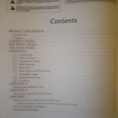 Peavey Spectrum Bass Digital Phase Modulation Synthesizer User's Guide 1992 image 4