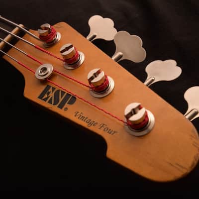 ESP Vintage Four Precision/Jazz Bass guitar! NOT LTD! Sunburst! Custom Shop Fender Killer! image 23