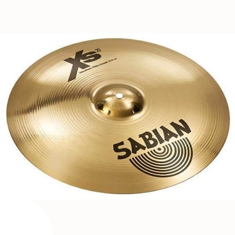 Sabian 16" XS20 Medium Thin Crash Cymbal image 1