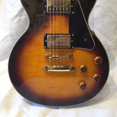 Epiphone Les Paul Custom Flame Maple Tobacco Burst image 1