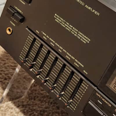 JVC Vintage JVC AX-R97 stereo integrated amplifier 1989 - Black image 6