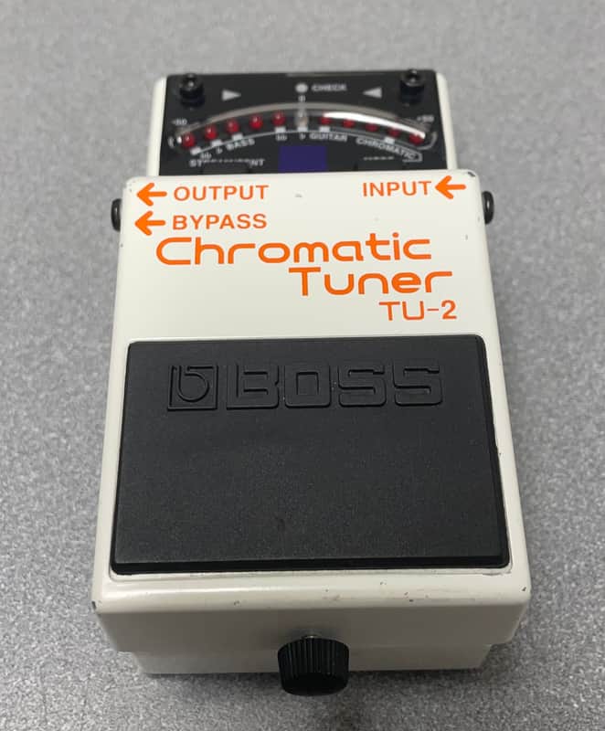 Boss TU-2 Chromatic Tuner (Dark Gray Label) 1998 - 2009 - White