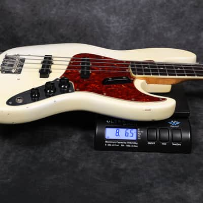 1966 Fender Jazz Bass - Olympic White Refinish image 18