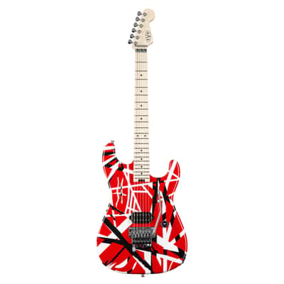 EVH Stripe Series RBS Red/Black Stripes - Electric Guitar image 2