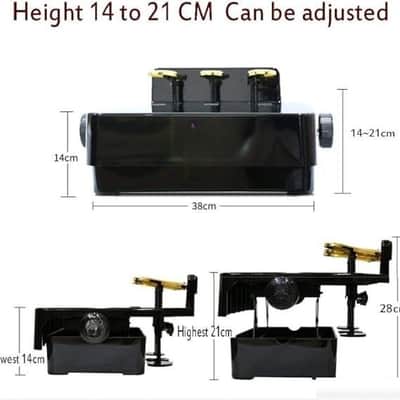 Piano Pedal Extender Adjusted Piano Foot Pedal Extender for Kids,Design with 3 Pedal Black image 2