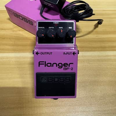 Boss BF-2 Flanger 1980-1984 (Black Label) Made In Japan | Reverb