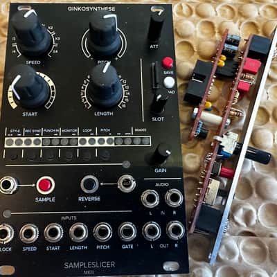 Ginko Synthese SampleSlicer mkIII with 2hp Mic expander - Black image 1
