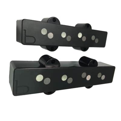 Bartolini B-Axis J44J-L/S Jazz Bass Pickup Set, Black image 3