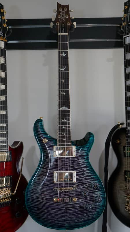 PRS McCarty 594 10 Top 2021 - Present - Purple Iris Teal Wrap Around Burst image 1