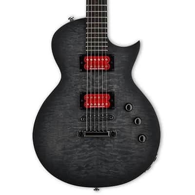 ESP LTD BB-600 Baritone Ben Burnley Signature - See Thru Black Sunburst Satin image 1