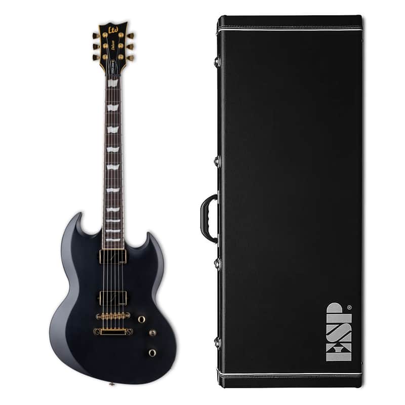 ESP LTD Viper-1000 Electric Guitar Vintage Black + ESP Case B-STOCK Viper 1000 Viper1000 image 1