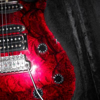 PRS Standard 24 Studio 1988 Red Multifoil *super rare* with up bend trem Route image 6