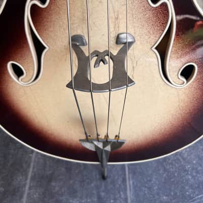 July 1960 Wandre Framez Naika Brownburst Upright Double Bass 3/4 Made in Italy image 4