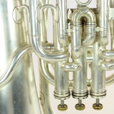 Besson New Standard Compensating Euphonium SILVER NICE! image 5