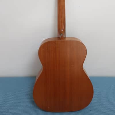Vintage 1960s Harmony Grand Concert H162 5105 H165 000-18 All Mahogany Guitar Playable Project High Action At 12th Beautiful Condition Restoration Candidate Nice Patina Very Clean image 7