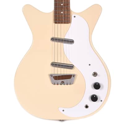 Danelectro STOCK 59-VINT CREAM Stock '59 Series Double Cutaway Shorthorn Shape 6-String Electric Guitar image 1