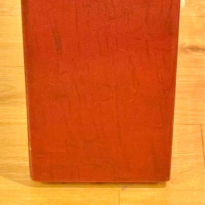 SUPER RARE OAHU 1x8 COMBO IN VERY RARE CUSTOM ORDERED STUNNING RED MOTS FINISH -SUPRO SPECTATOR/COMET/YELLOW SUNSHINE CIRCUIT BUT BETTER, w/12AX7 PRE(very rare version), not lower gain 6SL7 pentode-LOOK!! image 3