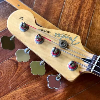 ORIGINAL 1998 FENDER JAZZ ELECTRIC ACTIVE DELUXE SERIES BASS BLACK GUITAR MEXICO image 7