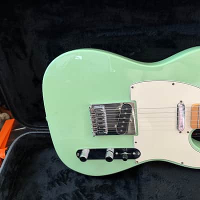 Fender Telecaster special edition guitar matching headstock 2009 - Sea foam green image 2