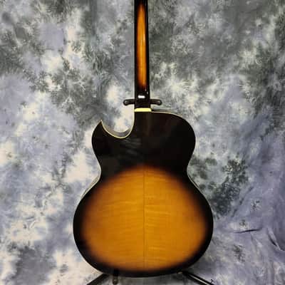 Video Demo 1967 Vintage RARE Zim Gar Kawai Japan Made ES 175 L5 Style Jazz Electric Guitar All Original New Strings Pro Setup Gigbag image 13