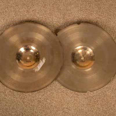 Zildjian 14" A Custom Rezo Hi Hat Cymbals 1059g 1337g image 2