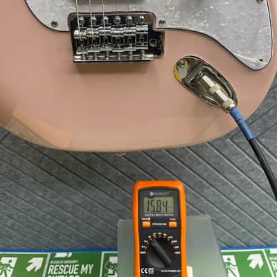 Harley Benton ST-62CC "Stink-182" SkunkWerx Inc. In-USA Fret Dress USA Stock Fast Ship Tom Delonge Blink UFO Dragonfire Shell Pink image 16