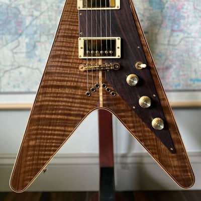 Banker Guitars Albert King Lucy Flying V Dan Erlewine Gibson Authorized Partner - Walnut image 2