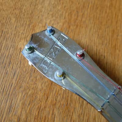 Dixie Banjo Ukulele (Banjolele) 1950's Chrome image 6
