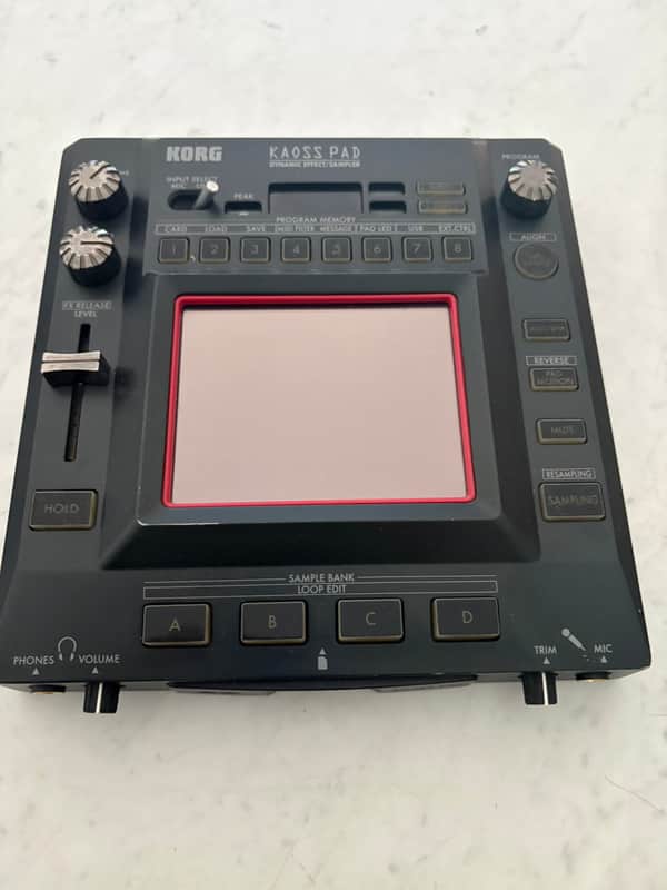 Korg KP3 Kaoss Pad 3 Dynamic Effect / Sampler 2000s - Black image 1