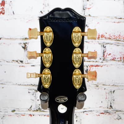 Epiphone - 2020 Joe Bonamassa Les Paul Custom Black Beauty Electric Guitar Antique Ebony w/OHSC and COA - USED image 11