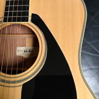 Price negotiable! YAMAHA LL-8J (1998) & YAMAHA hard case - acoustic guitar - original jumbo body image 6