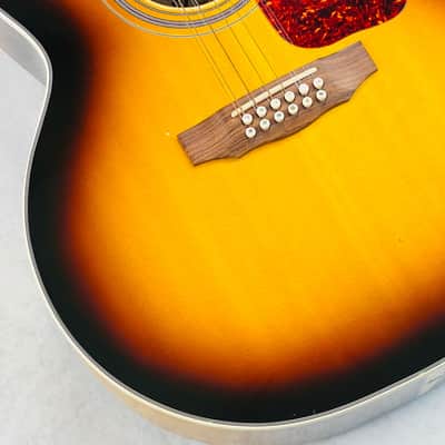 Guild F-412 12-String Jumbo Acoustic Guitar 2005 - Sunburst image 4