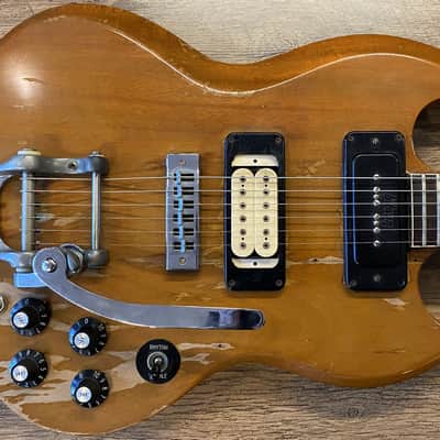 1972 Gibson SG Pro Natural Gloss Finish Electric Guitar image 1