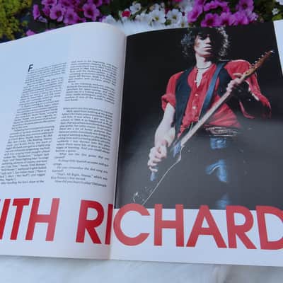 GUITAR PLAYER LEGENDS of GUITAR ll 1984 KEITH RICHARDS JIMMY PAGE RANDY RHODES MUDDY WATERS NOS MAGAZINE 1 PACK 50's GIBSON STRINGS NEW CASE CANDY RARE! GIFT! image 4