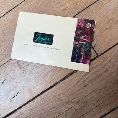1965-1970 Fender Telecaster & Esquire Instrution Manual Hang Tag Vintage Collector Case Candy CBS image 8