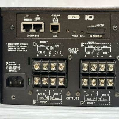 Crown CTs 8200 8CH 200W Power Amplifier #6276 (ONE) TrueHeartSound image 10