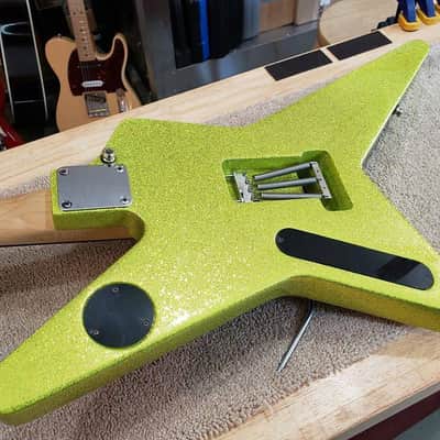 ESP Random Star Mid 80s - Custom Alien Bile Metal Flake image 3