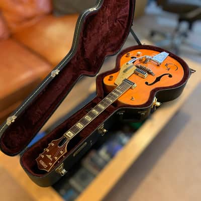 Stunning Gretsch G6120T-55 Vintage Select Edition Bigsby Orange imagen 13