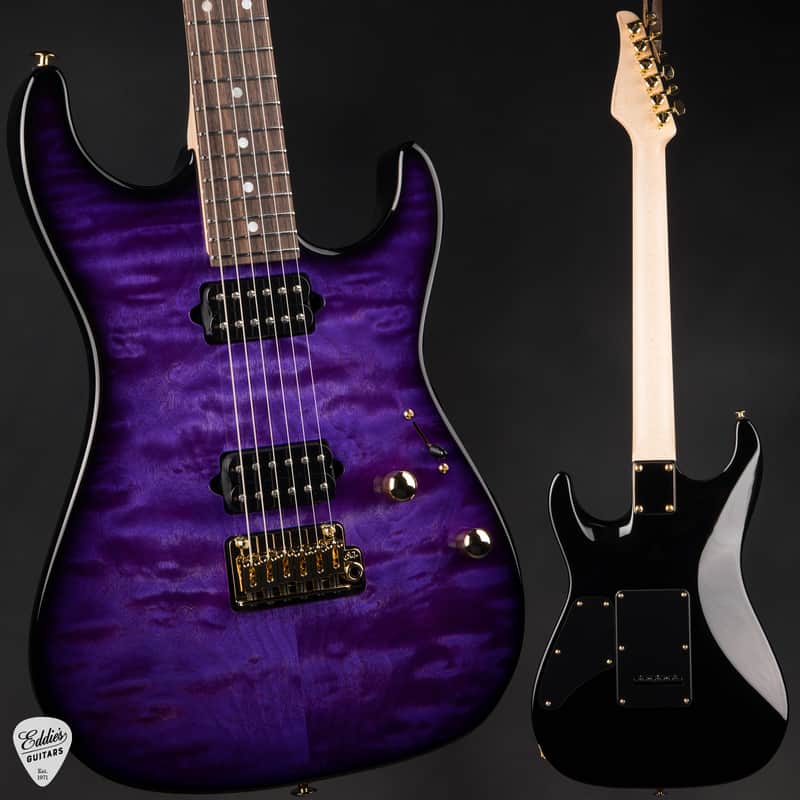 Suhr Standard Thin Burst Limited Edition - Trans Purple image 1