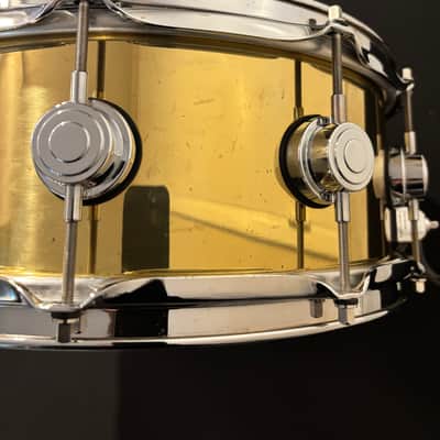 DW Collector’s Bell Brass 5.5” x 14” Snare Drum image 8