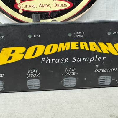 Boomerang boomerang+ Plus Phrase Looper Looping Pedal with Power Supply image 4