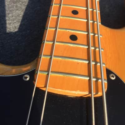 Music Man Sabre Bass Lefty Natural Maple Neck Pre Ernie Ball 1980 image 13