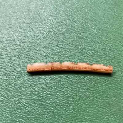 1965 Fender Jazzmaster String Nut funky old original image 3