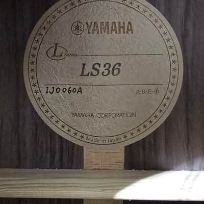 Yamaha LS36 ARE II Concert Rosewood Engelmann Spruce Acoustic Guitar image 5
